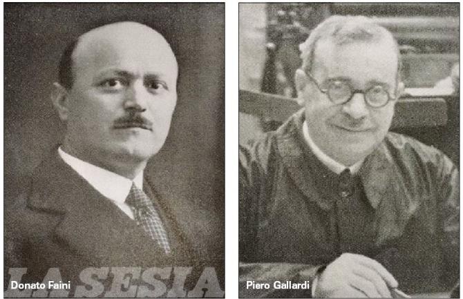 Donato Faini e Piero Gallardi