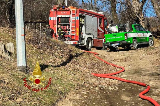 Incendio Quarona