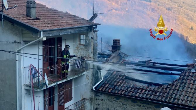 Incendio Campiglia Cervo
