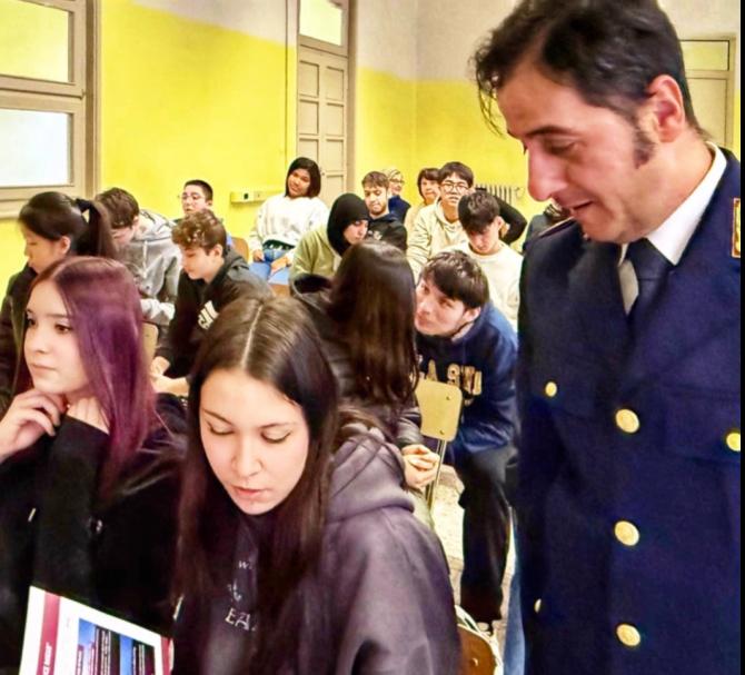 La Polizia di Stato incontra gli studenti del Ciofs-Fp