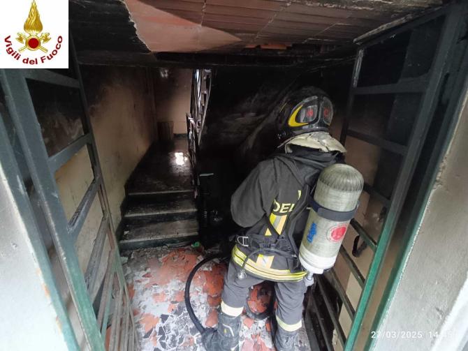 Incendio Alessandria