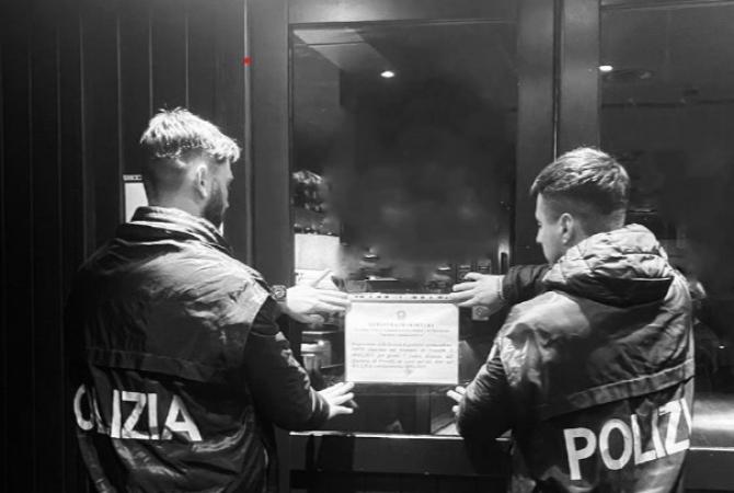 Polizia chiusura Terzo Tempo