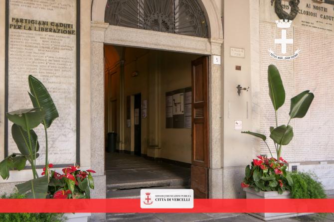 Ingresso Comune di Vercelli