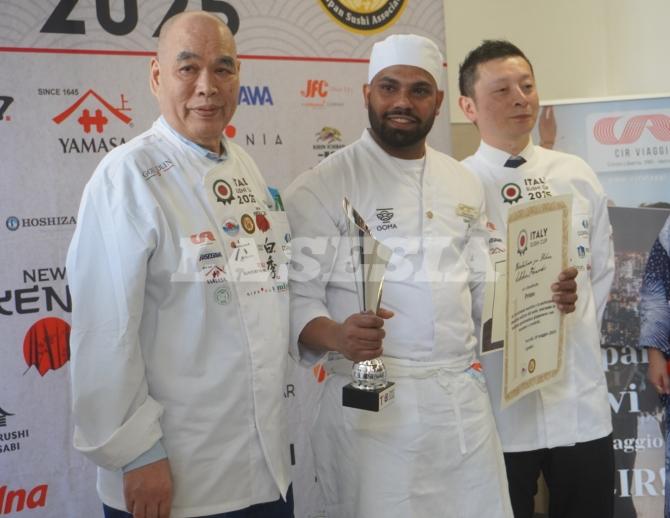 Gianni Fernando è il vincitore dell'Italy Sushi Cup