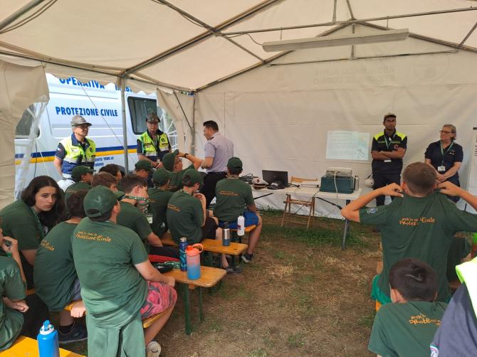 Campo estivo Protezione civile