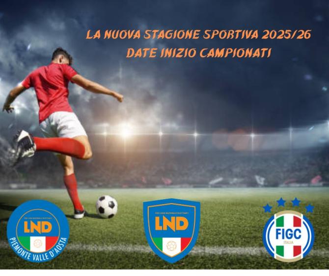 Date inizio campionati