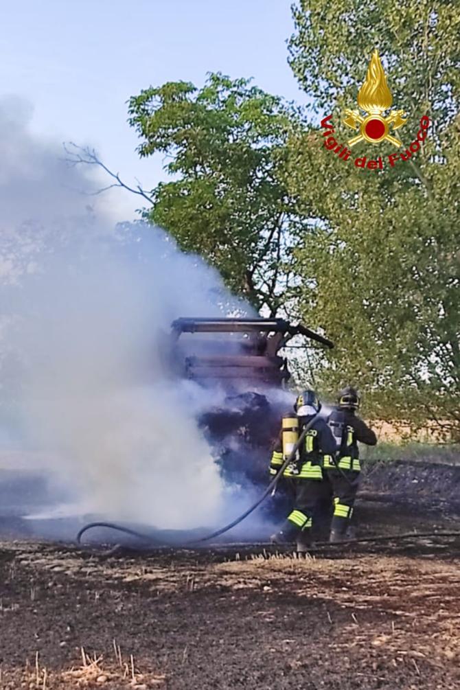 Incendio Livorno Ferraris 