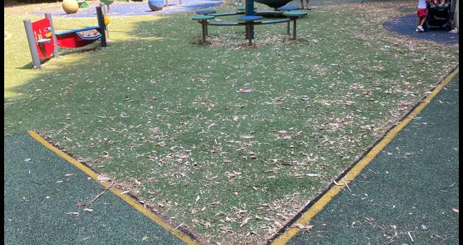 I giardini di piazza Mazzini al degrado