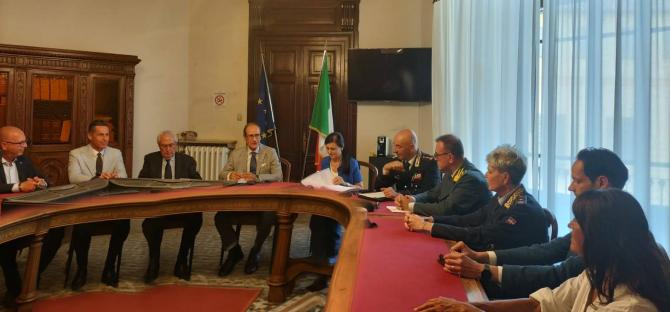 Si è riunito il Comitato Provinciale per l’Ordine e la Sicurezza Pubblica