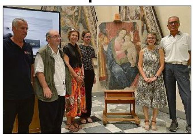 Borgogna: La Madonna del Lanino dopo il restauro