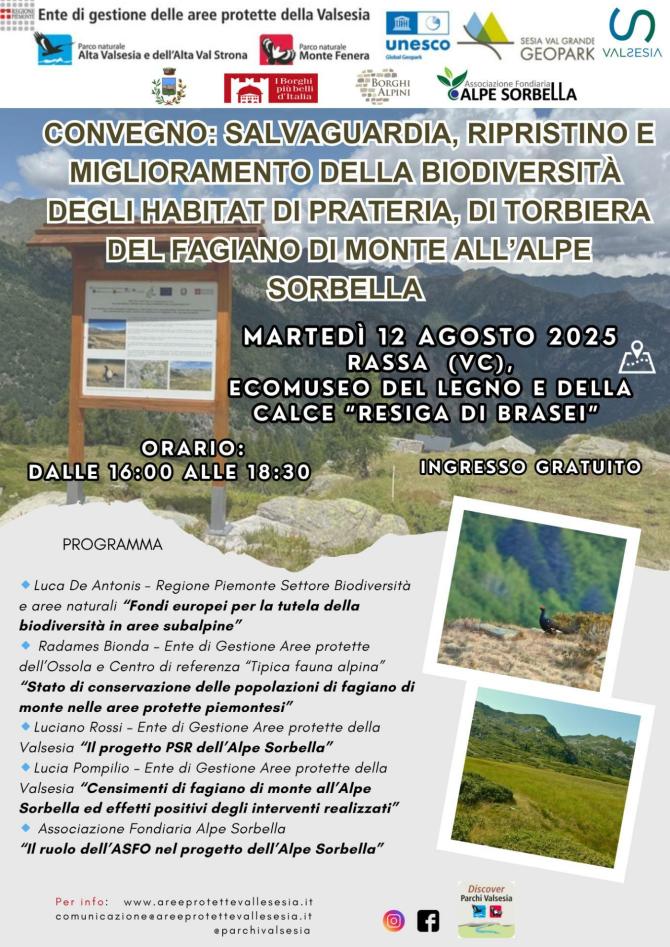 Convegno: tutela delle aree subalpine
