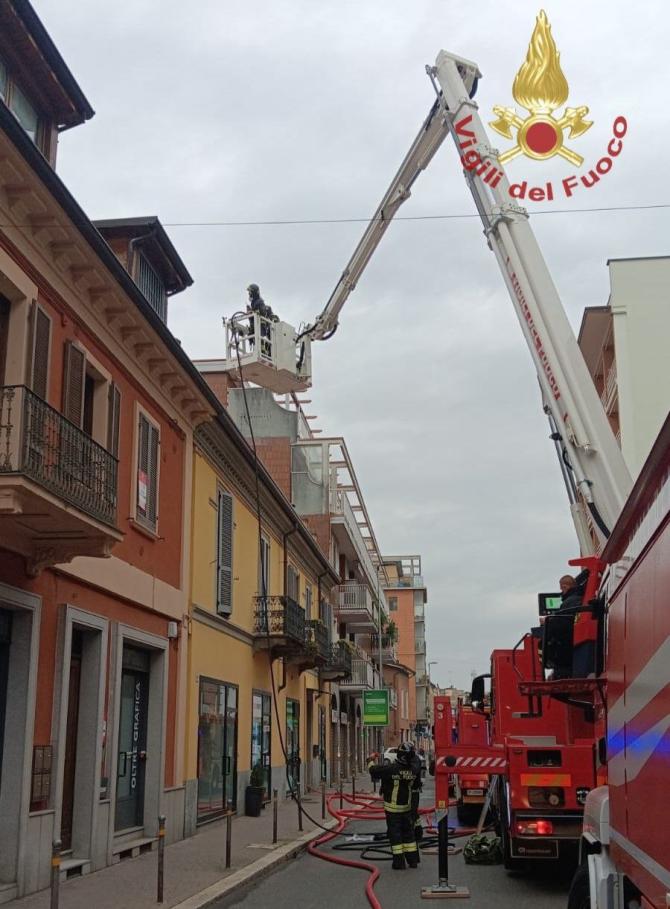 Incendio Voghera 