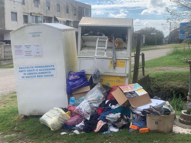 San Germano rifiuti abbandonati