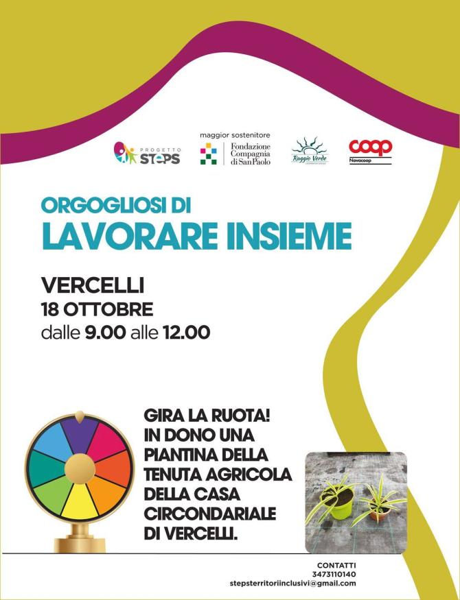 Gira la ruota! In dono una piantina della tenuta agricola della Casa circondariale di Vercelli