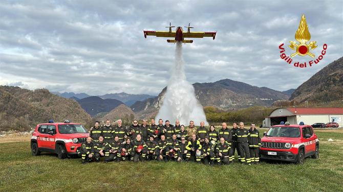 Concluso il secondo corso operatori Dos - Direttore operazioni di spegnimento