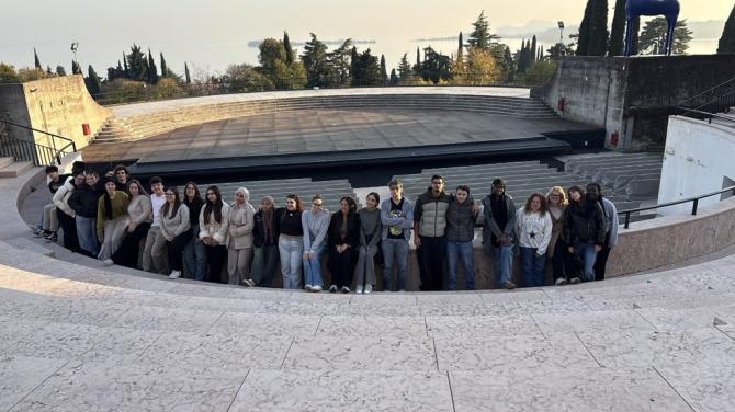 Le quinte del Professionale Lanino al Vittoriale degli Italiani