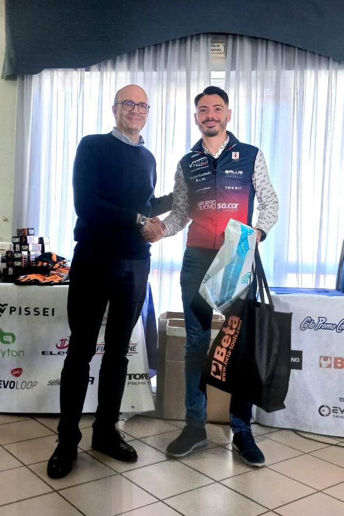 Velo Club Vercelli, Vella premiato alla Coppa Piemonte Drali