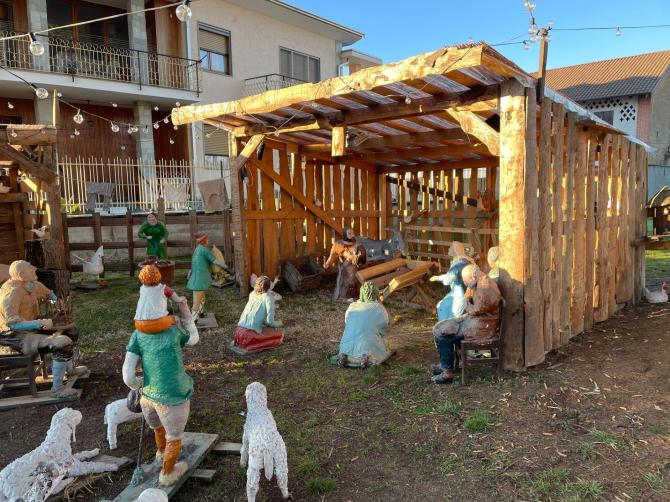 Livorno Ferraris presepe gigante