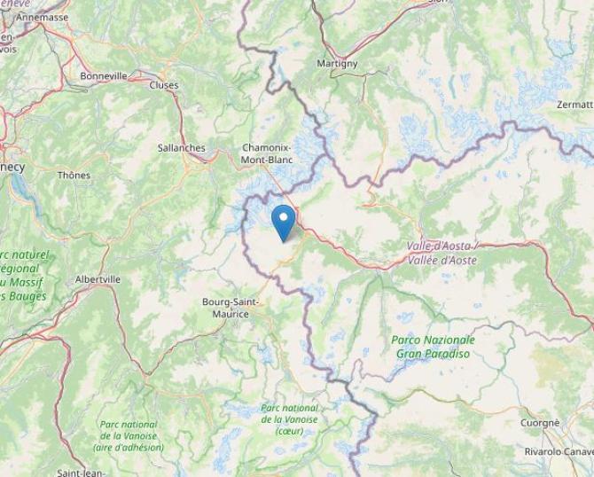 Terremoto Valle d'Aosta