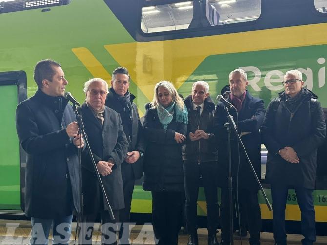 Inaugurazione treno Vercelli