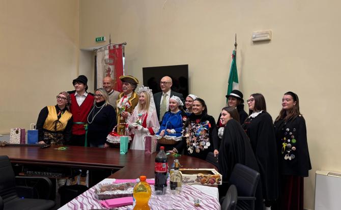 Caresanablot: consegna delle chiavi a Bacan e Bacanota