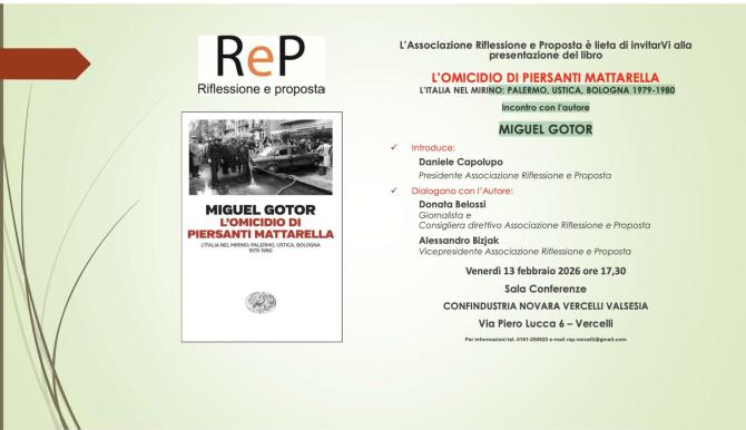 &ldquo;L&rsquo;omicidio di Piersanti Mattarella. L&rsquo;Italia nel mirino: Palermo, Ustica, Bologna 1979-1980&rdquo; 