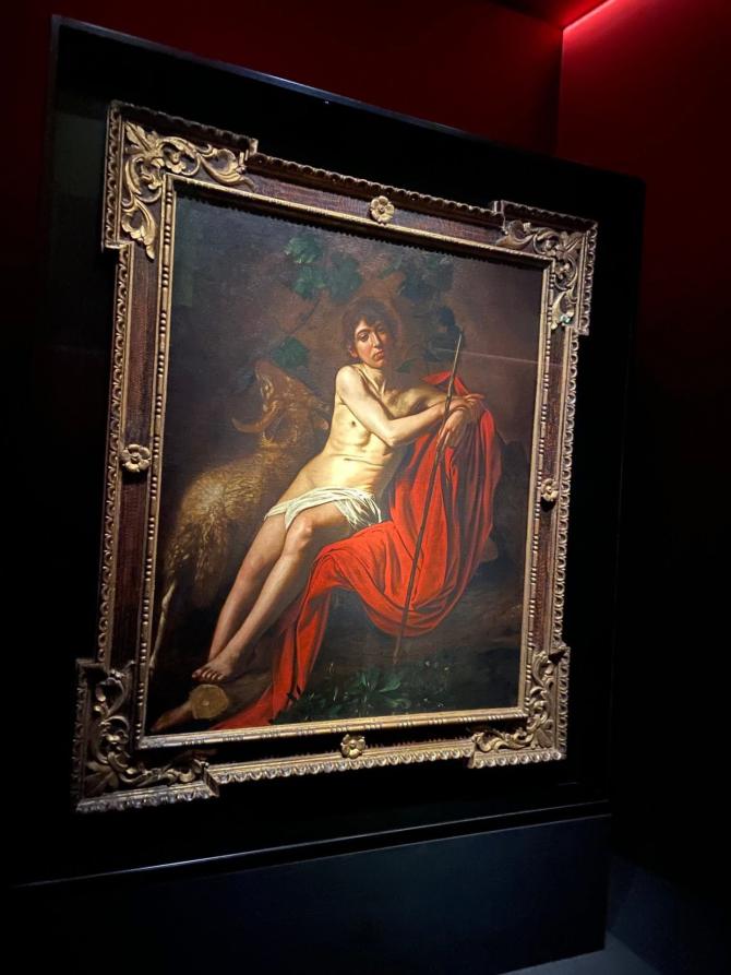 Caravaggio, San Giovanni Battista. &copy; Galleria Borghese, foto di Mauro Coen