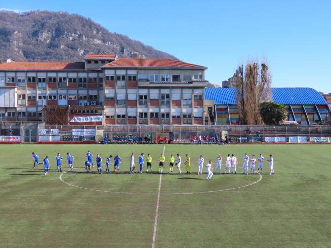 Borgosesia-Borgaro 1-0: Tampellini decide al fotofinish