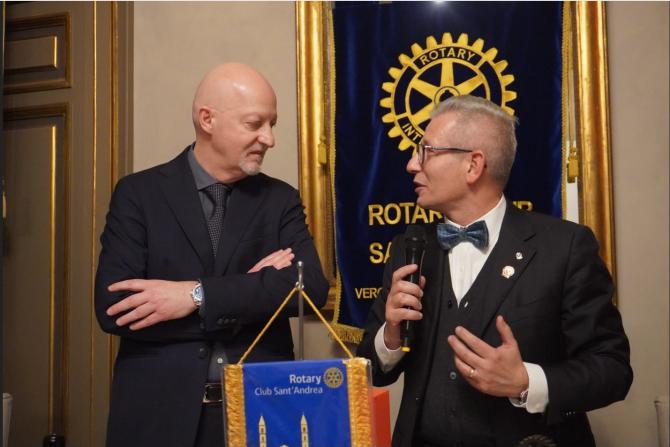 Il presidente della Camera Penale Massimo Mussato relatore al Rotary