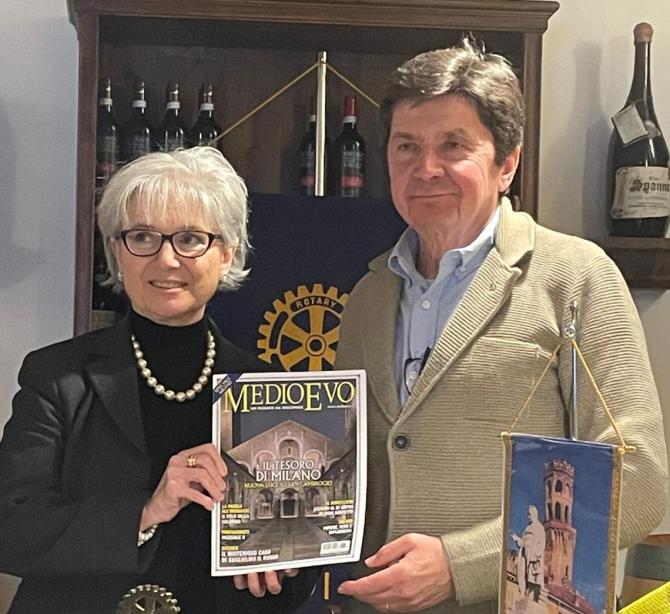 Gianna  Baucero e Alberto Beccaro Rotary Vercelli