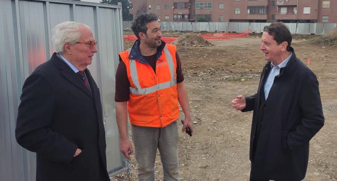 Hanno cominciato a costruire le palazzine di via Egitto