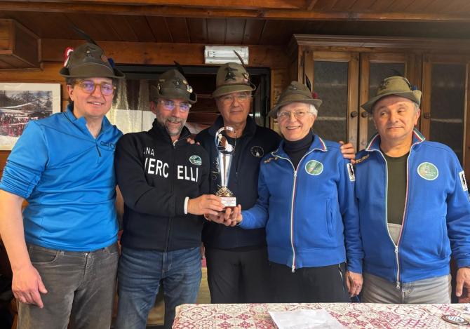 Alpini di Greggio protagonisti a Pian Benot: podio per Borasio e Garlando