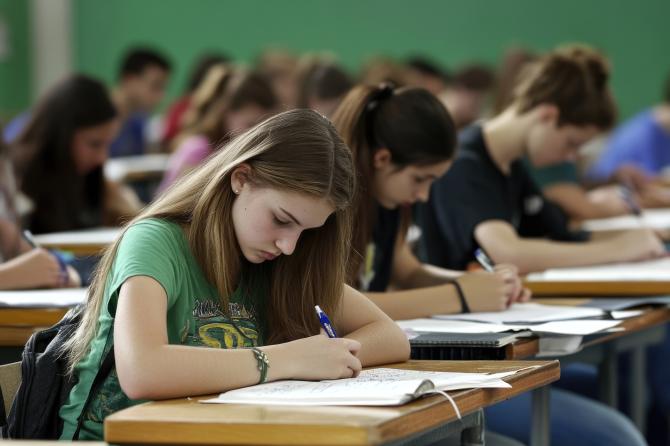 Studentei esami (immagine generata da AI)