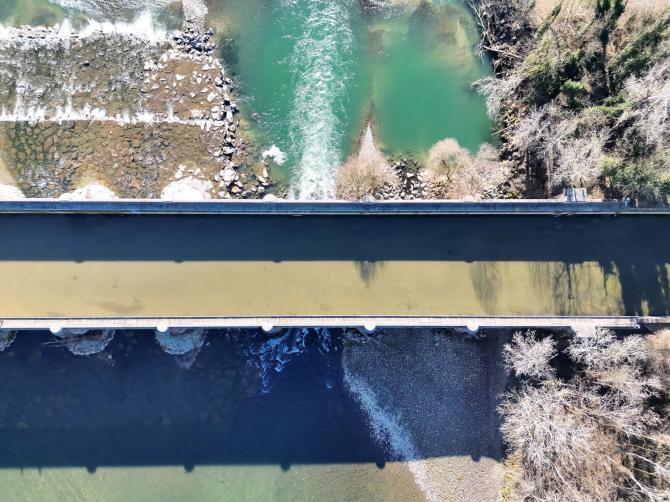 Ponte canale Cavour sulla Dora Baltea