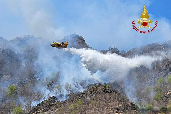 Incendio Val Mastallone