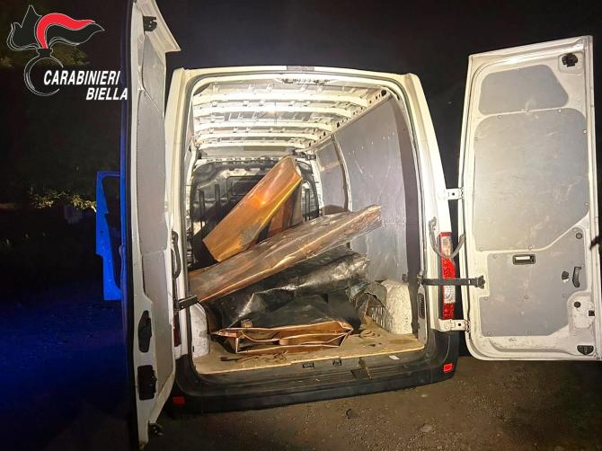 Furto rame Gaglianico