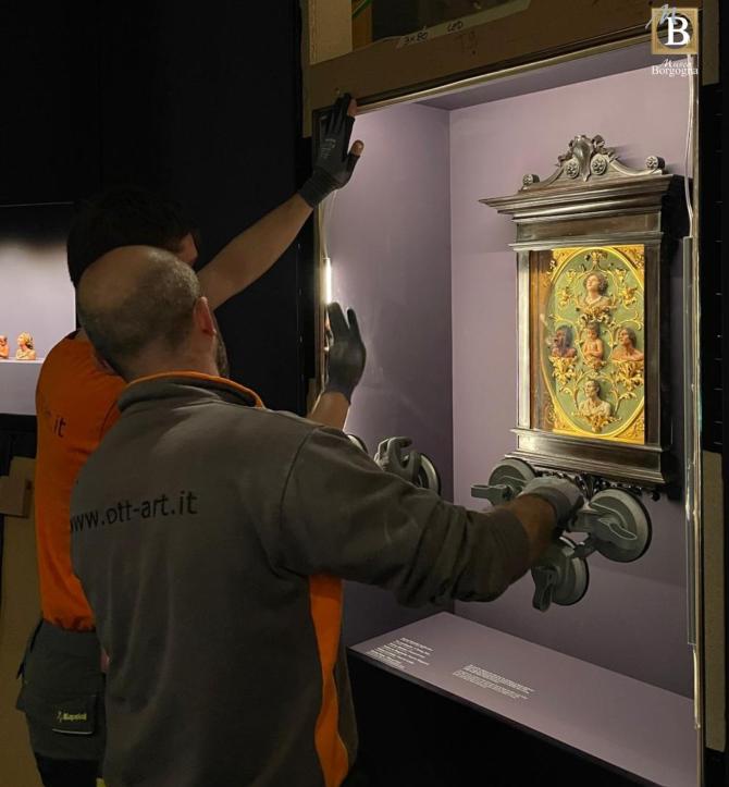 Museo Borgogna allegorie in cera di Azzolino