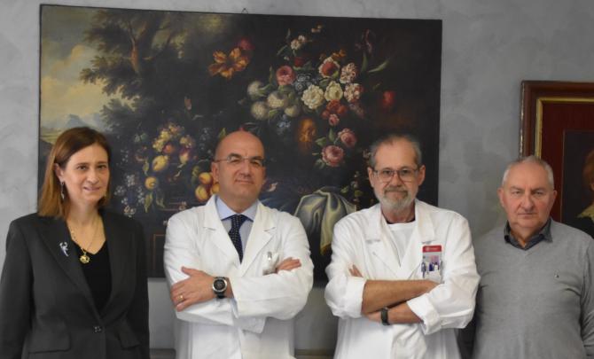 Da sinistra: Eva Colombo, Vincenzo Adamo, Marco Daffara e Domenico Manachino