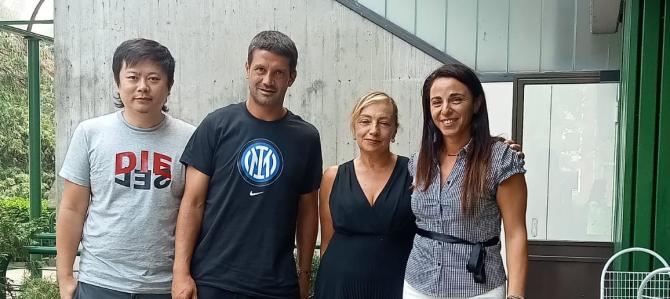 L'Inter Primavera di Chivu al Modo Hotel di Vercelli