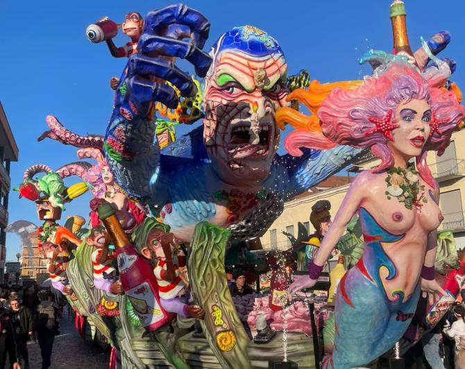 Carnevale di Santhià 2024: vittoria per i Pitu, Disprà e Funfi