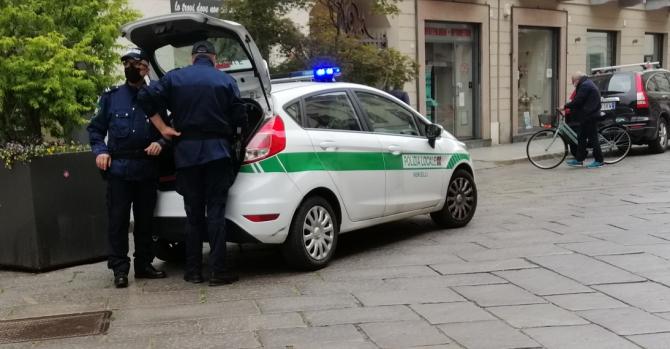 Incidente tra via Dante e corso Libertà