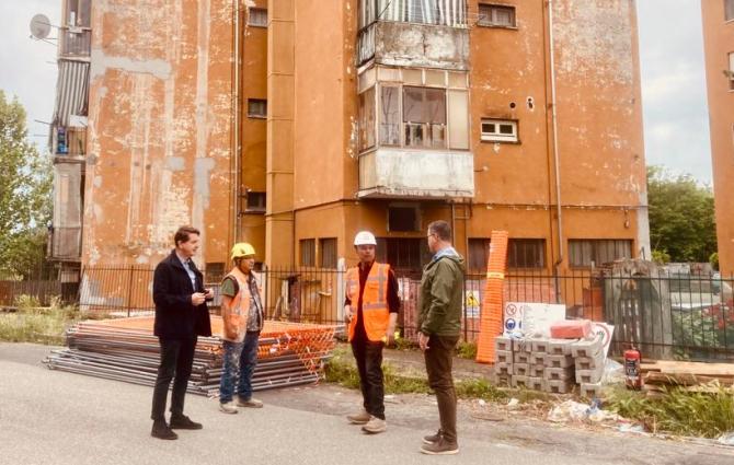 Vercelli: inizio lavori sei palazzine via Natale Palli