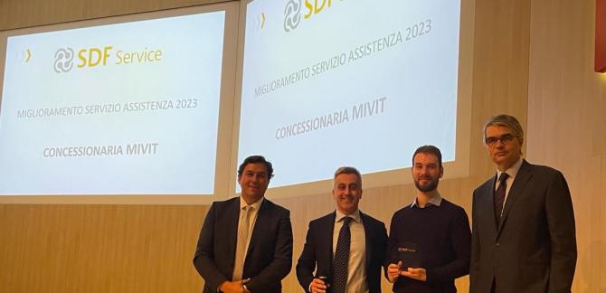 Mivit premiata dal Gruppo Sdf