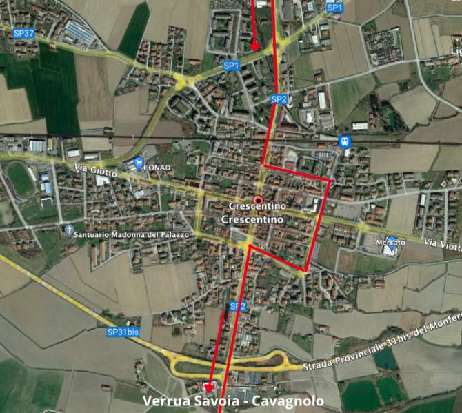 Mappa corsa Gran Piemonte
