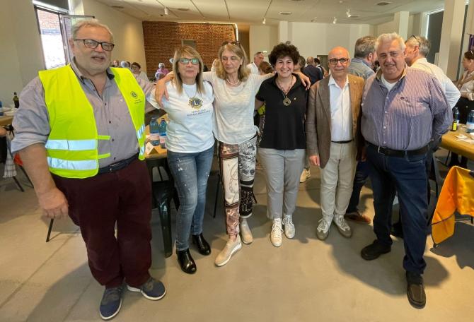 Il Lions Club Vercelli protagonista dell'evento "Paniscia contro Panissa"