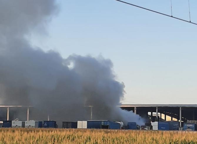 Palazzolo incendio
