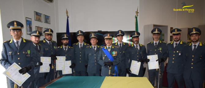 Giuramento e benemerenze Guardia di Finanza