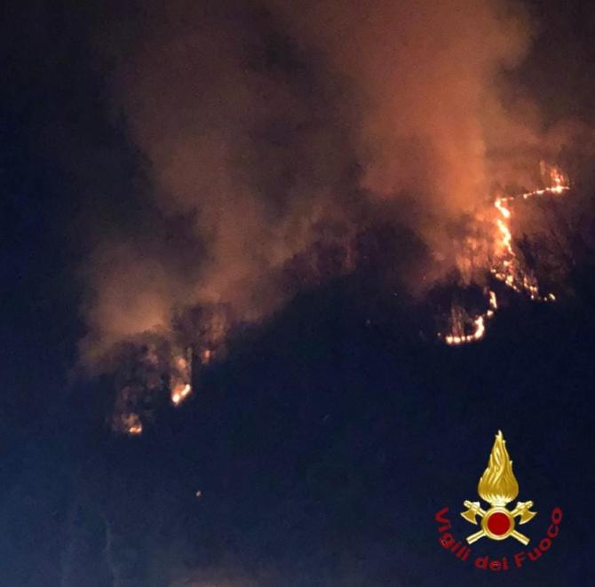 incendio a Comasco, Varallo