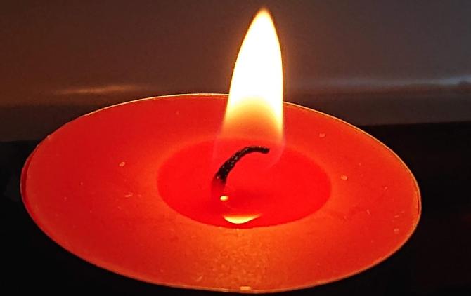 Candela lutto