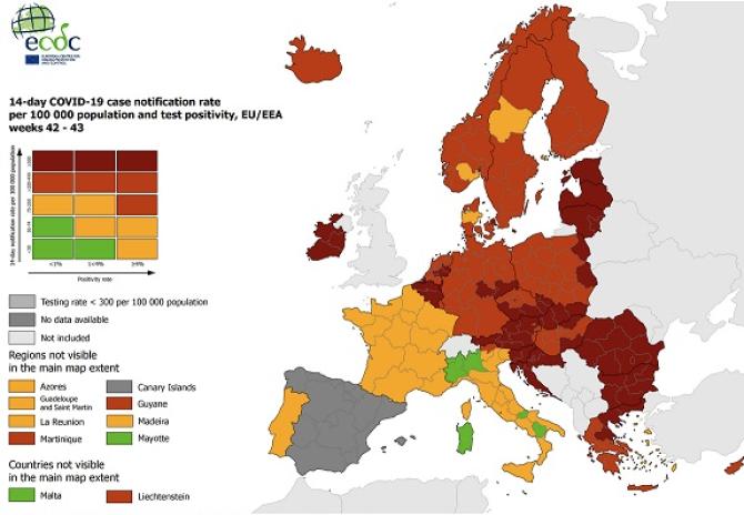 mappa europea piemonte verde